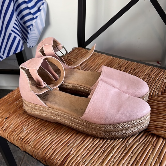 Naturalizer Waverly Platform Sandal Pale Pink 9.5 - Picture 2 of 4